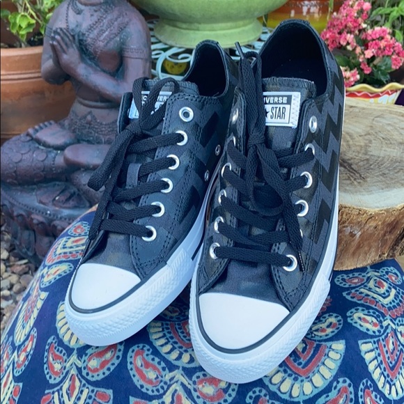 New Zig Zag Shimmer Converse All Stars 7.5 - Picture 9 of 14
